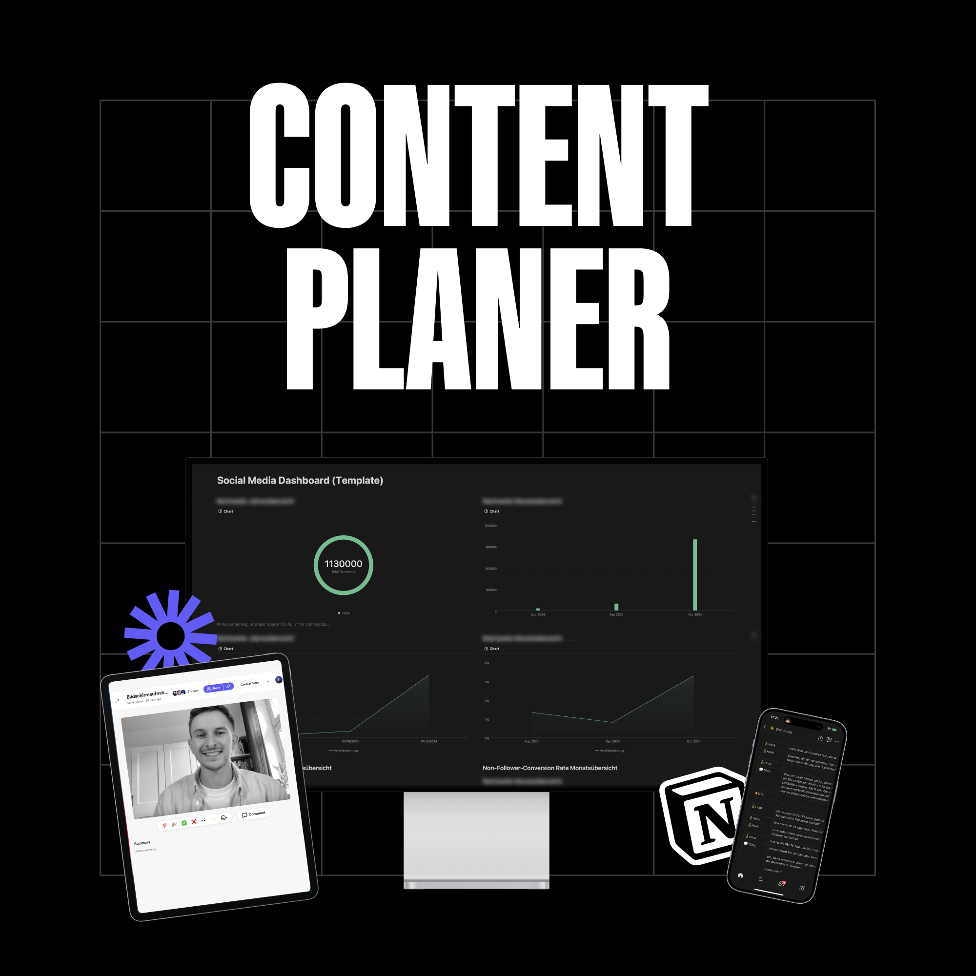 Social Media Content Planer (Notion Template)