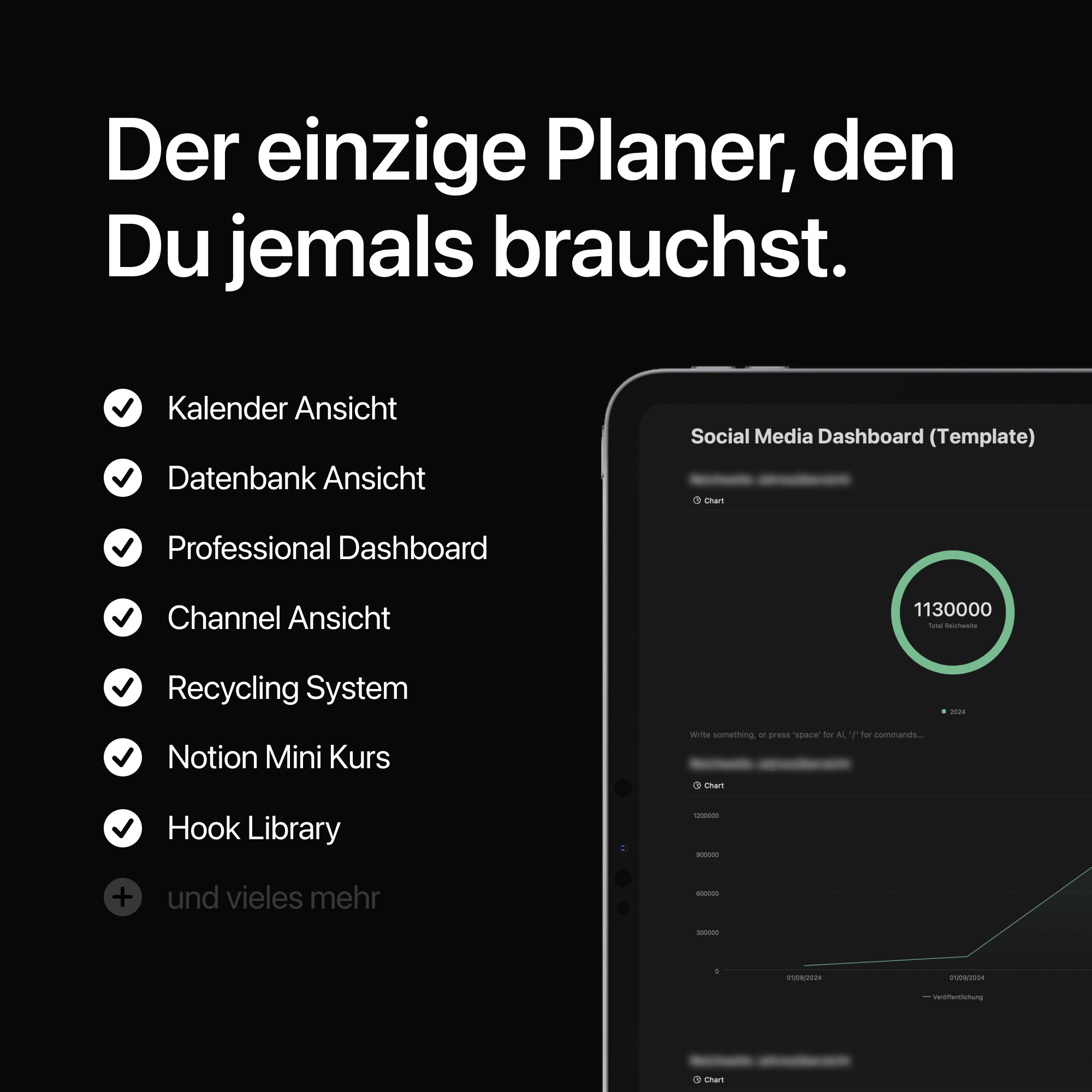 Social Media Content Planer (Notion Template)